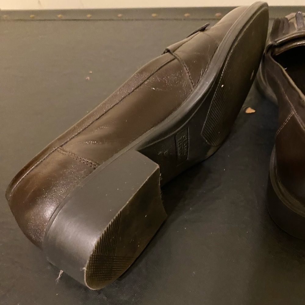 Classic Elements Brown Leather Upper Loafers With… - image 4